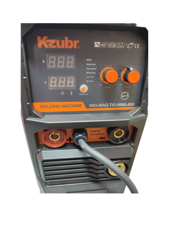 Kzubr 800 MIG/MMA/TIG — tri postupka, 160 A