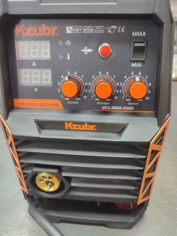Kzubr 500 MIG/MMA — MIG 160 A i elektroda 140 A