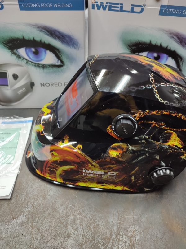 Iweld maska fire bike