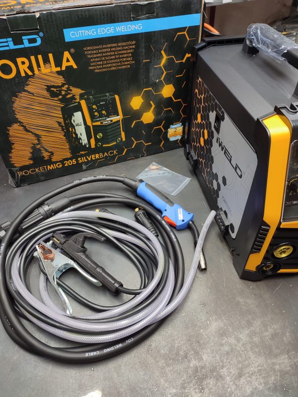 Iweld Gorilla PocketMig 205 Silverback — MIG 190 A