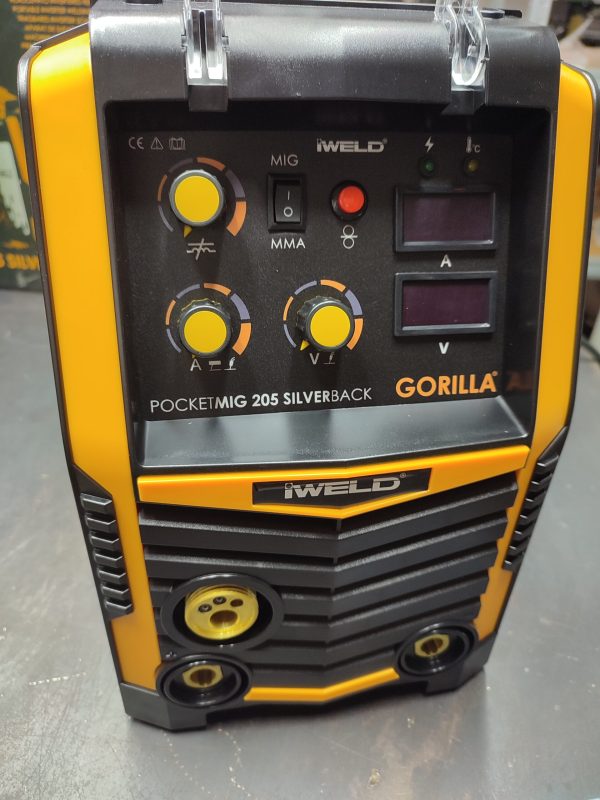Iweld Gorilla PocketMig 205 Silverback — MIG 190 A