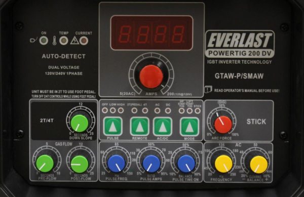 PANEL 200DV Everlast PowerTIG 200DV AC/DC
